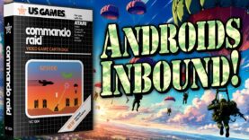 Atari 2600’s COMMANDO RAID from U.S. Games | Stop the Unrelenting Android Paratroopers!