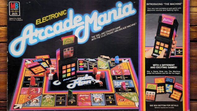 1983 ARCADE MANIA | Board Game Meets Video Game from Milton Bradley