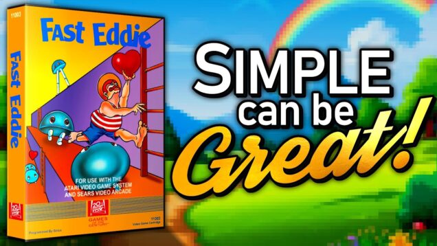 Atari 2600’s Fast Eddie: No Story, No Power-Ups, NO PROBLEM!
