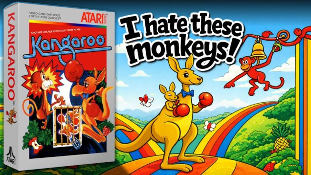 ATARI 2600 Kangaroo | Apple-Throwing MONKEYS Are the WORST!