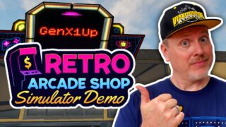 ? RETRO ARCADE SHOP SIMULATOR | Exploring This Throwback Demo!