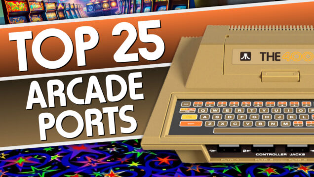 top 25 arcade ports atari 8bit the400mini
