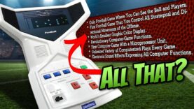 1979 Superstar Football | TREMENDOUS CLAIMS From Bambino Electronics Handheld!