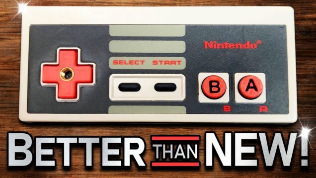 Play Like It’s ’85 Again with this CUSTOM NES Controller Modernization & Restoration Kit