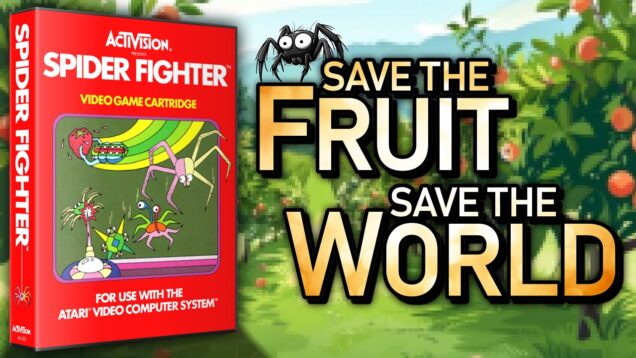 SPIDER FIGHTER for the Atari 2600 | More Strategic Than It First Appears!