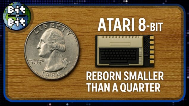 Atari 8-Bit Reborn Smaller Than a Quarter—It Actually Works! + More Retro News!