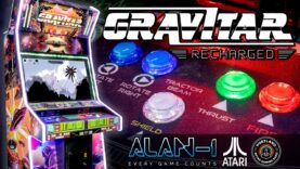 Atari’s GRAVITAR: RECHARGED is Alan-1’s Latest Recharged Cabinet! | YOU Can Play It at PRGE 2025