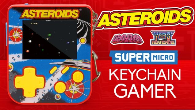 NEW Atari Asteroids Super Micro | The Atari Classic on your KEYS!