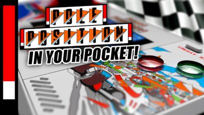 NAMCO Pole Position Pocket Player MAX | Classic Racing On the Go!
