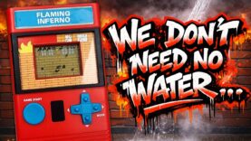 1988’s FLAMING INFERNO LCD | Like Frogger, but With Fire, Ladders, & Bricks