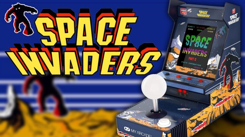 SPACE INVADERS Joystick Player | THREE Taito Arcade Originals in ONE