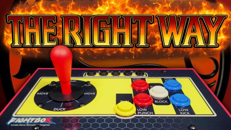 MORTAL KOMBAT with the RIGHT Controls is Unmatched! | R8 MK Arcade Stick from Fightbox