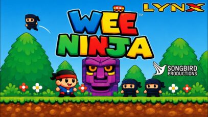 NEW Atari Lynx PHYSICAL Game: Wee Ninja from Songbird Productions