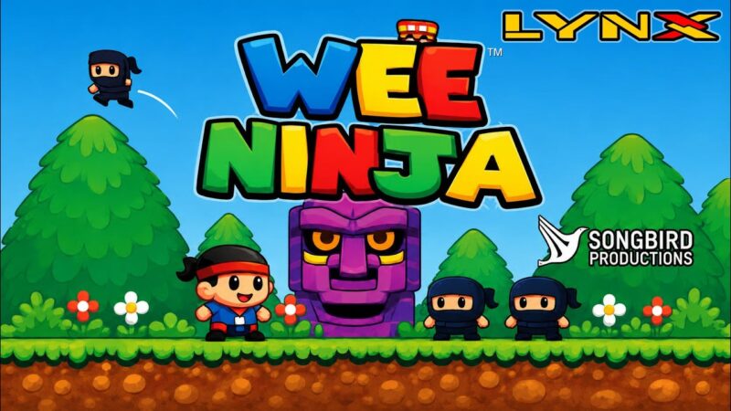 NEW Atari Lynx PHYSICAL Game: Wee Ninja from Songbird Productions