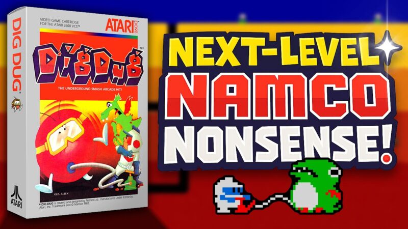 DIG DUG Makes NO SENSE… And I Love It! | Namco’s Arcade Classic on the ATARI 2600