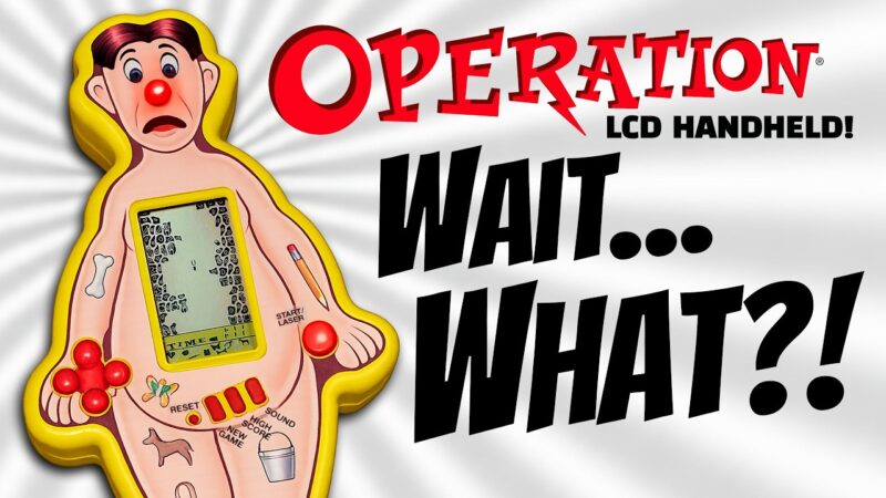 Hasbro’s OPERATION as a 1998 LCD Game? | BZZZzzzzzzztt!