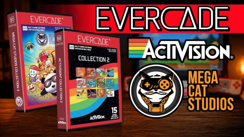 NEW Evercade Carts! ACTIVISION Collection 2 & MEGA CAT Studios Collection 3