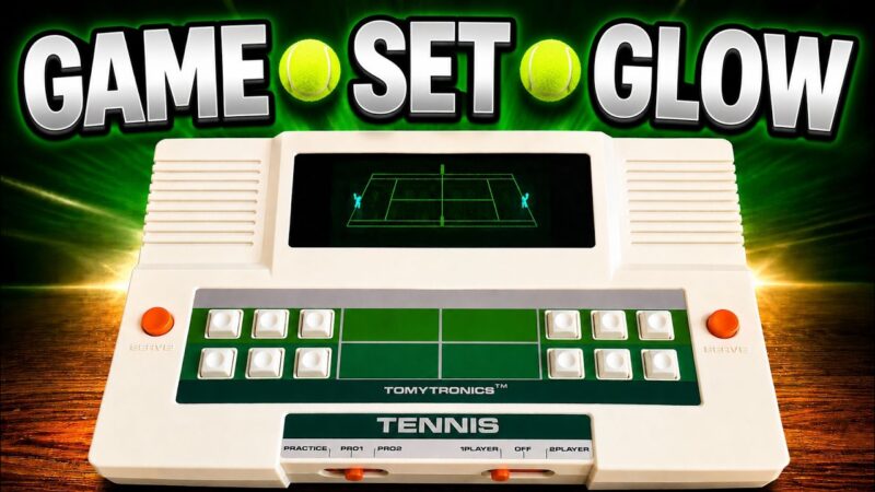 GAME, SET, GLOW! Tomy’s Forgotten Handheld Tennis Game