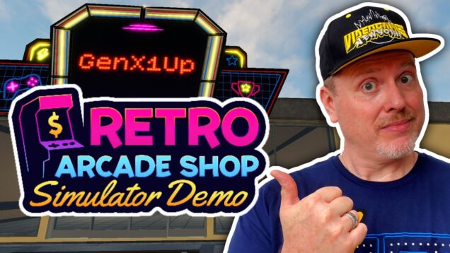 ? RETRO ARCADE SHOP SIMULATOR | Exploring This Throwback Demo!