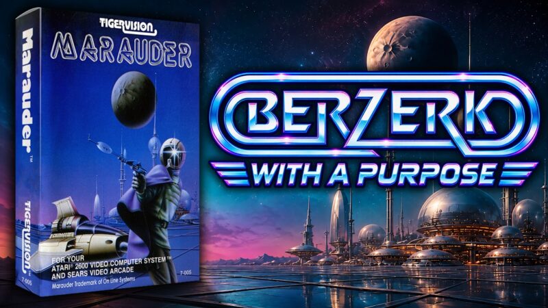 Atari 2600 MARAUDER Takes BERZERK Somewhere Different