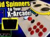 Have It ALL! Haptics AND Spinners in your X-Arcade Arcade2TV-XR!