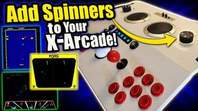Have It ALL! Haptics AND Spinners in your X-Arcade Arcade2TV-XR!