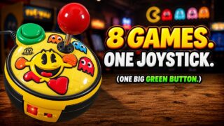 PAC-MAN 2007 Plug & Play | 8 Games in One Weird Joystick