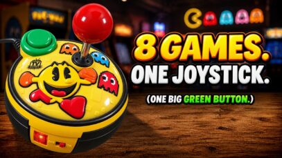 PAC-MAN 2007 Plug & Play | 8 Games in One Weird Joystick
