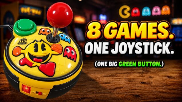 PAC-MAN 2007 Plug & Play | 8 Games in One Weird Joystick