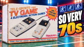 Radofin TELE-SPORTS MINI — 4 Games, 2 Controllers, 1 Very ’70s Time Capsule