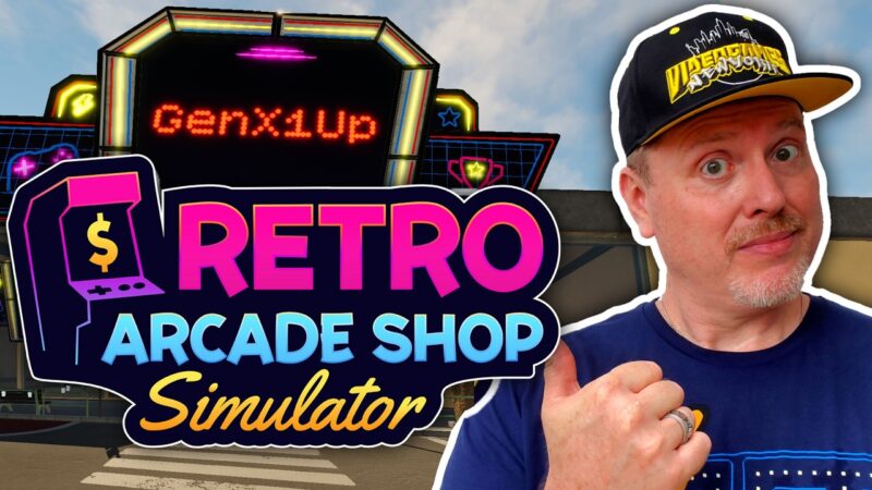 RETRO ARCADE SHOP SIMULATOR | Time to Open My DREAM ARCADE!